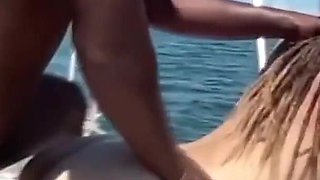 Pregnant MILF Creampied on the Ocean
