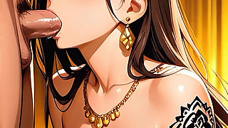 HotcoreEngine - Indian Anime Temptress - Exotic Beauty With Irresistible Curves in a Steamy Fantasy Scene