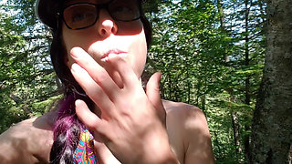 Lady in Red Nerdy Piss Adventures