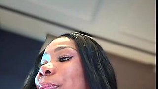 Hot Black Maid Does Some Webcam Black and Ebony
