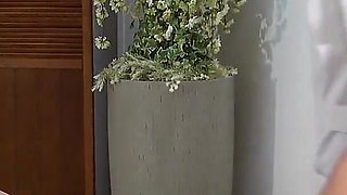 Japanese Esthetician Pulls the Customer's Nipples