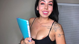 Hot amateur teen blowjob and facial HD video