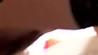 Mature lady gets facial after threesome