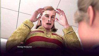 Nympho enjoys hentai action with cum splattered on her face