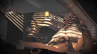 Robaatoo Intense Hardcore Anal Sex: Hot Slut Fucked Doggy Style with Tight Ass Gaping