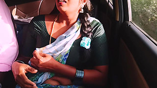 Car sex cheating wife. Telugu dirty talks.