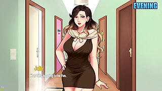 House Chores #32: Fucking My Hot Stepmom While Her Friend Is Away