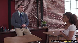 Cecilia Lyon Takes Her Teacher's Cock For Extra Credit