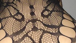 First Anal Attempt for Slutty Filipina in Fishnet Stockings