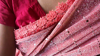 Lovely Dipti Giving Blowjob Undress Pink Saree Showing Hot Boobs and Fucking with Boyfriend