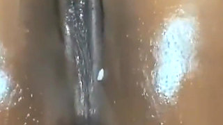Squeezing My Big Boobs Monster Dildo Anal Masturbation