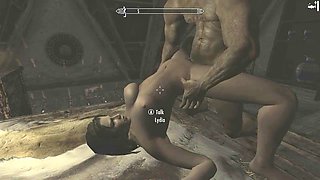 Skyrim wild fun with Lydia in a cartoon adventure