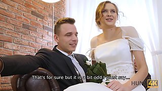 HUNT4K. Attractive Czech bride spends the first night with a wealthy stranger