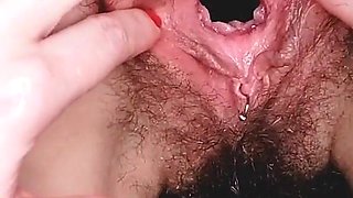 Very Hairy Pussy Destroyed by Fisting