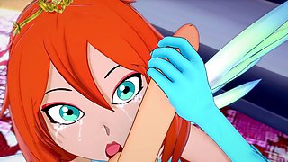 Stella gives a POV blowjob in this Winx Club parody