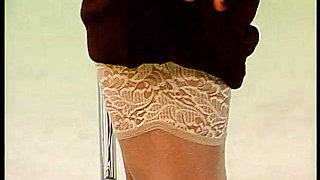 Redhead teen with big nipples is teasing the camera at casting