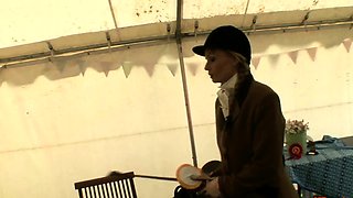 Equestrian Caroline Gets A Pussy Licking