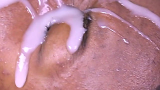 Kenya Jones Sucks a Small Cock and Gets a Huge Facial
