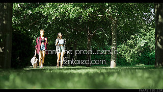 Teen Lesbian Sex at the Camp - Alissa Foxyand Eve Sweet Possessed by Sex Hungry Parasites