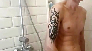 Hard Naughty Fucking in the Shower Then Finish Her in the Living Room