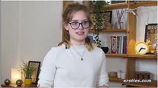 Luna A Spoils Her Lustful Pussy With A Hot Dildo