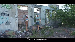 Hunt4k. wild russian prostitute doesn’t care about her boyfriend and fucked a stranger in public