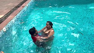 Indian Hot Couple Full Fucking Video in Pool Sex Viral Mms Clip