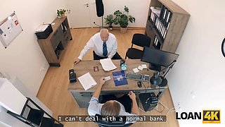 Loan4k. trampy mina k is playing grubby games with loan chief