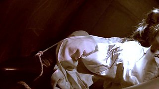 Big titted glory hole blowjob slut fucks and loves facial