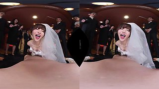 Yuria Satomi in My Worst Wedding Nightmare Comes to Life via Extra Slutty Bride - SodCreate