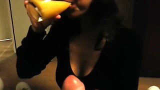 Hot drunk indo mom loves to be home alone with stepson