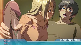 Akiko Kamimura enjoys her last day of summer in a wild handjob session