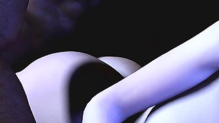3D Hot Cosplay Slut Wearing Sexy Dress Got Fucked by BBC