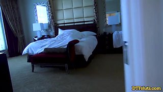 Naked Brunette Slut Orgy
