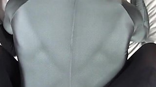 POV Mari Galore Workout Nylon Pantyhose Sex