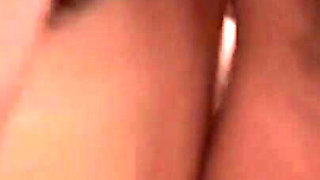 Horny brunette gets banged by three guys