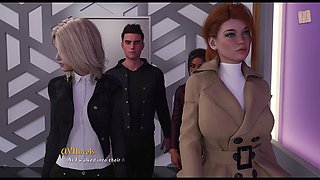 Hot teacher in a visual novel filled with erotic tales and big assets