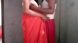 Stepson nails his stepmom after taking off her saree