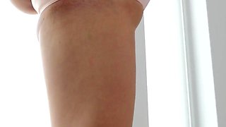 Flexible Lucy Doll pleases her big cock boyfriend in a flawless POV