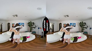 Masturbate To My Teen Tits While I Try On Sexy Cocktail Dresses & Tight Short Shorts - RealHotVR