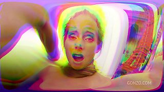 Filthy Blonde Kinuski Gets Soaked In Golden Piss During Gonzo