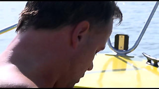 Blonde Girl Fucked Hard on a Boat