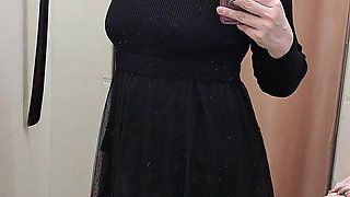 What Words Pop Into Your Head When You Look at the Red-haired Mistress in the Black Dress?