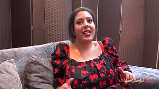 AuntJudysXXX - Busty BBW Boss Lady Cassy Interviews You for a Job (pov)