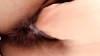 Sweet beauty masturbating on webcam close up