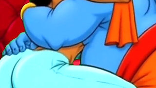 Princess Jasmine, Aladdin's Cuckolded Wife. Cartoon Parody