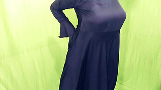 Dirty audio of Indian burqa-clad couple having sex with housewife