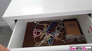 Big-breasted redhead stepsis fucks hung stepbro