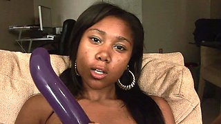 Melrose Foxx has natural tits and she uses sex toys to pleasure herself.