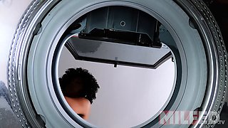 Kyle Mason and Misty Stone get freaky in the washing machine